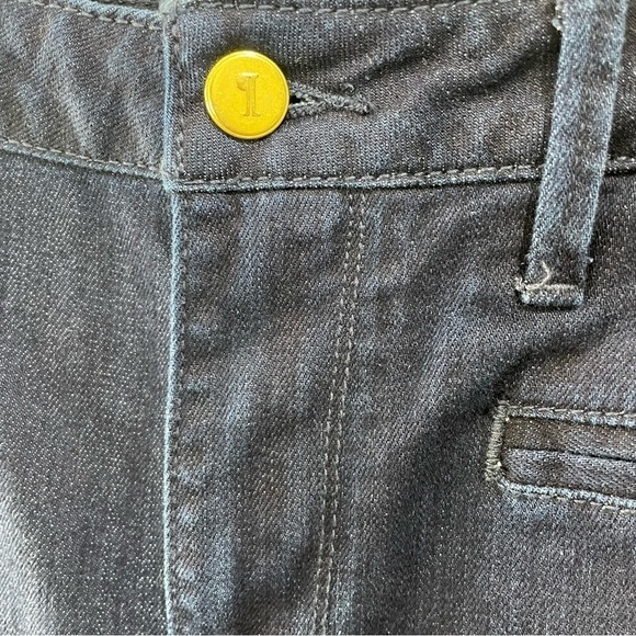 [31] Pilcro & Letterpress Superscript Hi Rise Flare Leg Dark Wash Denim Jean - Picture 12 of 16